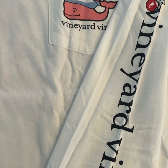 COPY - Vineyard Vines Kid’s Christmas Holiday Icons Tree White L/S Size 7 T-Shi… - Picture 4 of 6